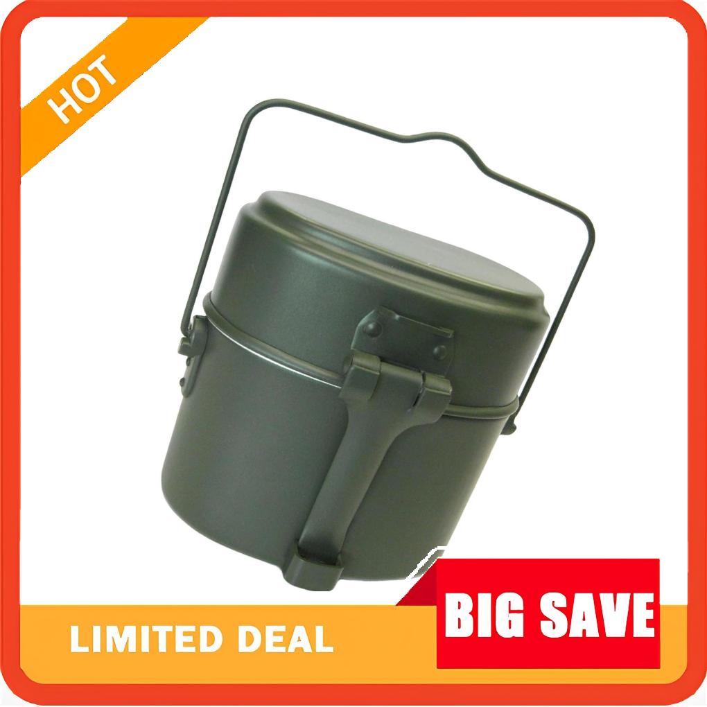 Camping Cooking Mess Kit - Conjunto de 3 Peças: Panela e