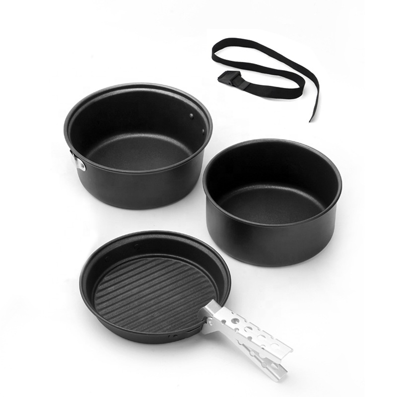Camping Cooking Mess Kit - Kit de bagunça de panelas de