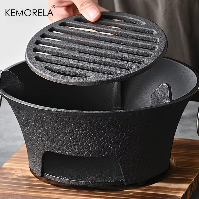 Japanese Camping Cooking - 1 conjunto de ferro fundido fogão