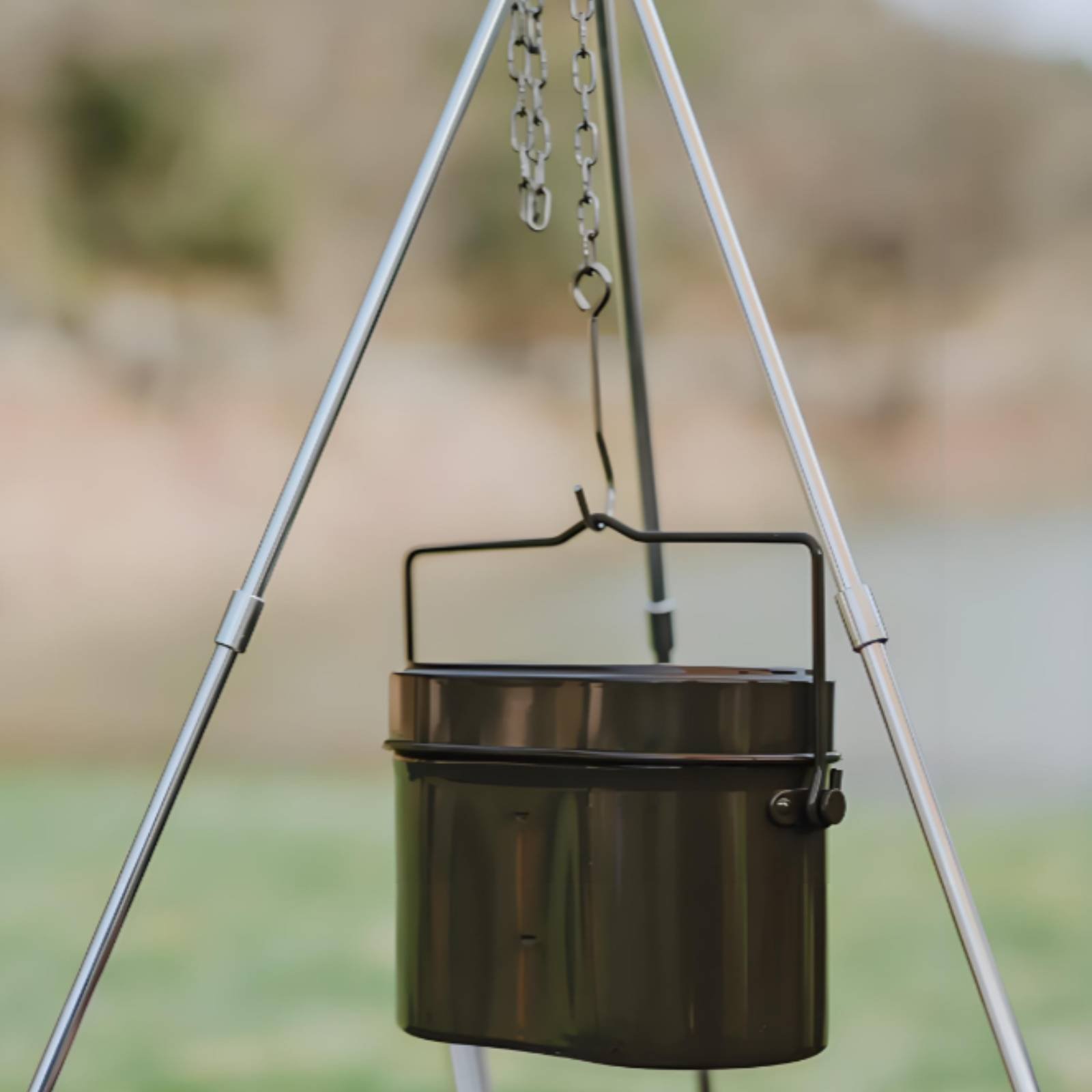 Camping Cooking Mess Kit - Conjunto de Cozinha para Camping Multifuncional