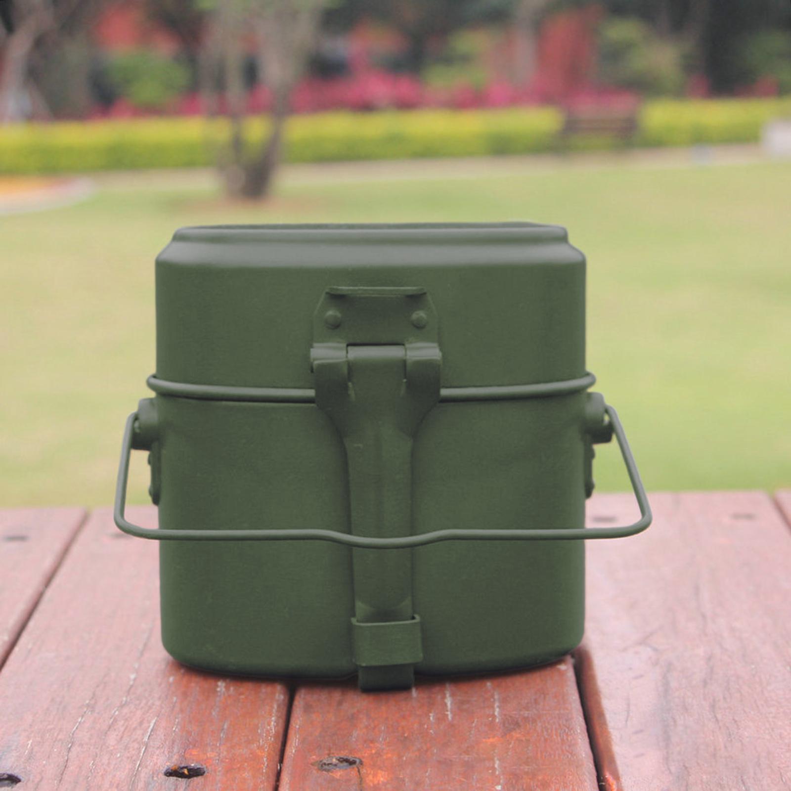 Camping Cooking Mess Kit - Conjunto de Panelas para Cozinha ao
