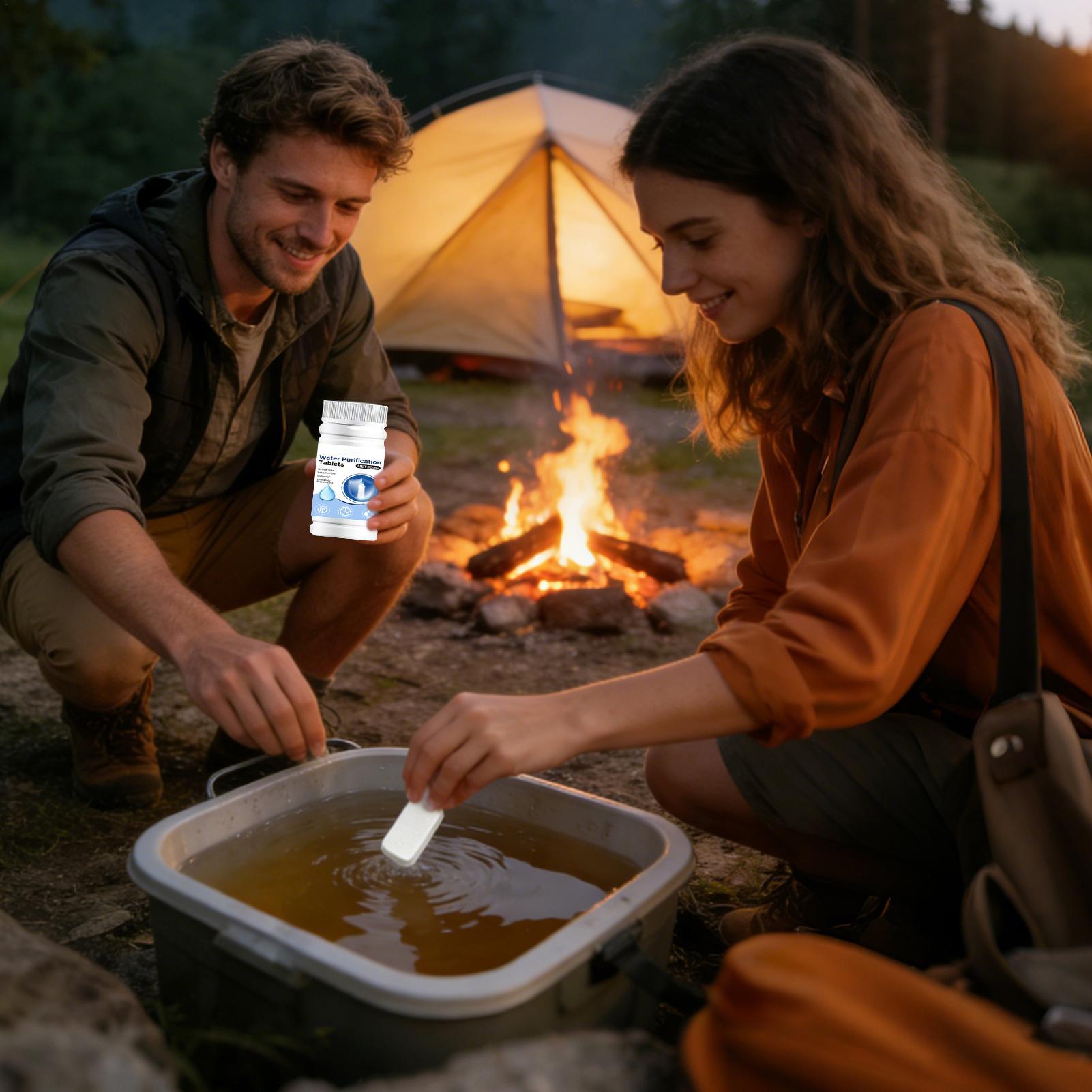 Water Purification Tablet - Comprimidos de purificação de água potável,