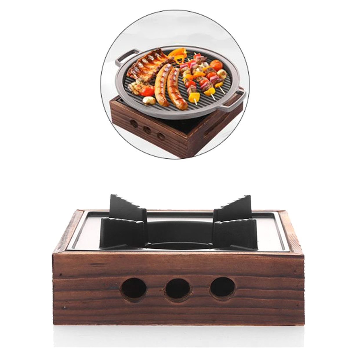 Japanese Camping Cooking - Panela Multiuso com Design Estilo Japonês,