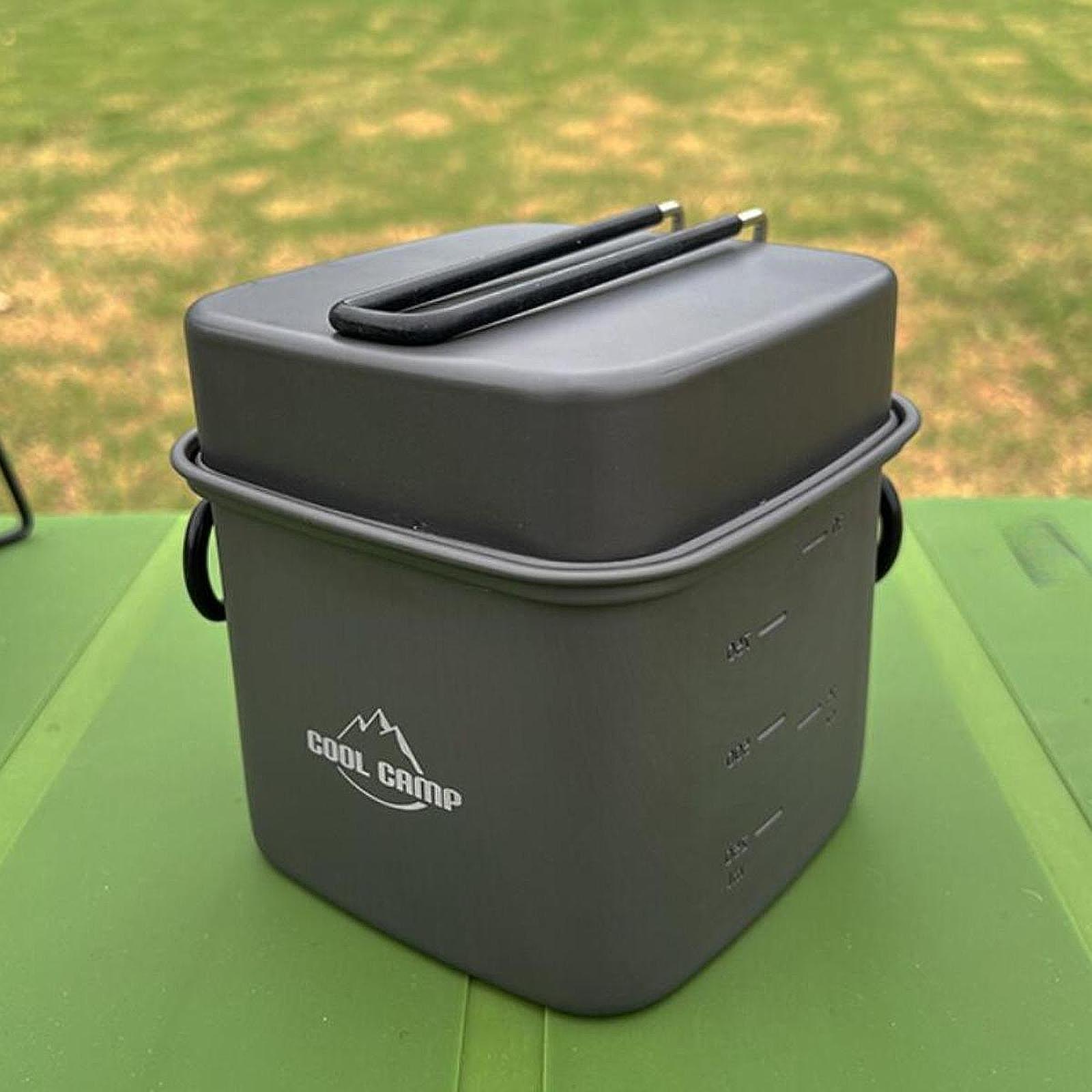 Camping Cooking Frying Pan - Conjunto de Utensílios de Cozinha para