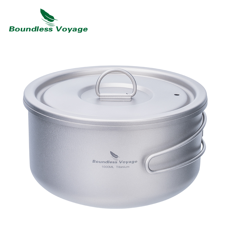 Camping Cooking Gadgets - Pote de acampamento de titânio Boundless