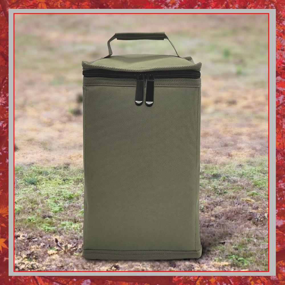 Camping Cooking With Gas - Bolsa de armazenamento de lona de