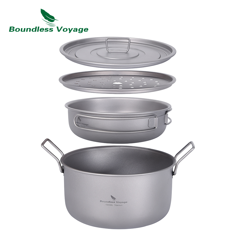 Camping Cooking Mess Kit - Boundless viagem acampamento cozinhar pote multifuncional