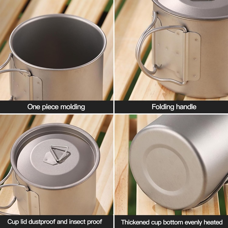 Caneca de camping de titânio c - Camping Cooking Gadgets avaliação e preço
