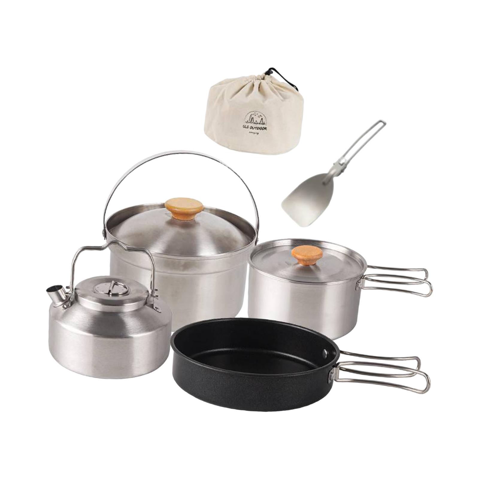 Panelas de acampamento, equipa - Camping Cooking Frying Pan avaliação e preço