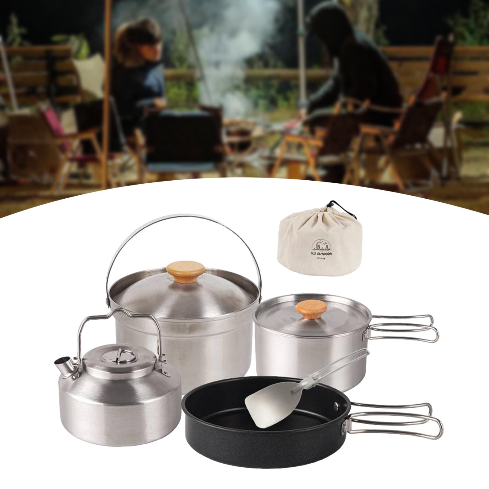 Panelas de acampamento, equipa - Camping Cooking Frying Pan avaliação e preço