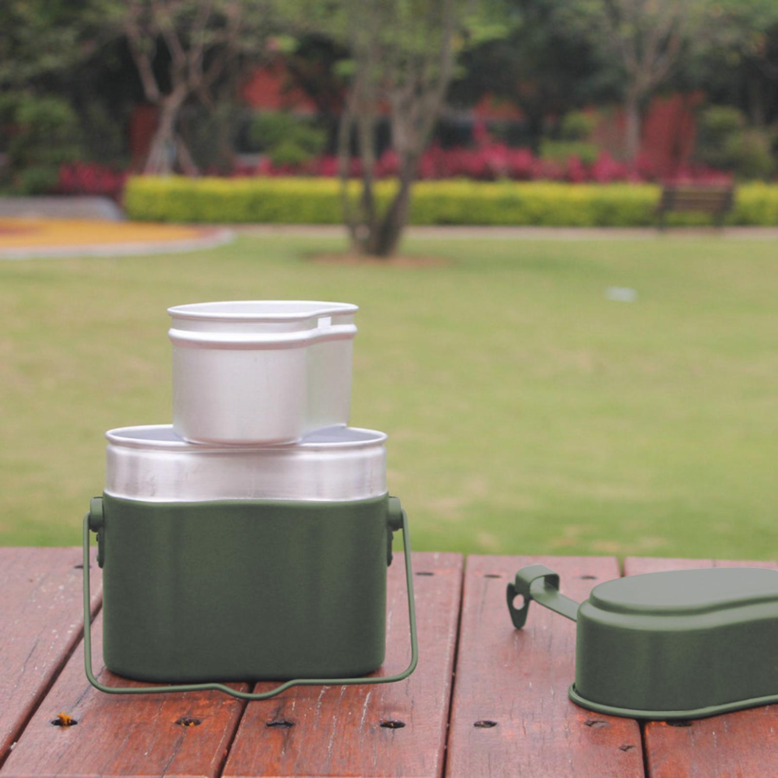 Conjunto de 3 Peças: Panela e  - Camping Cooking Mess Kit avaliação e preço