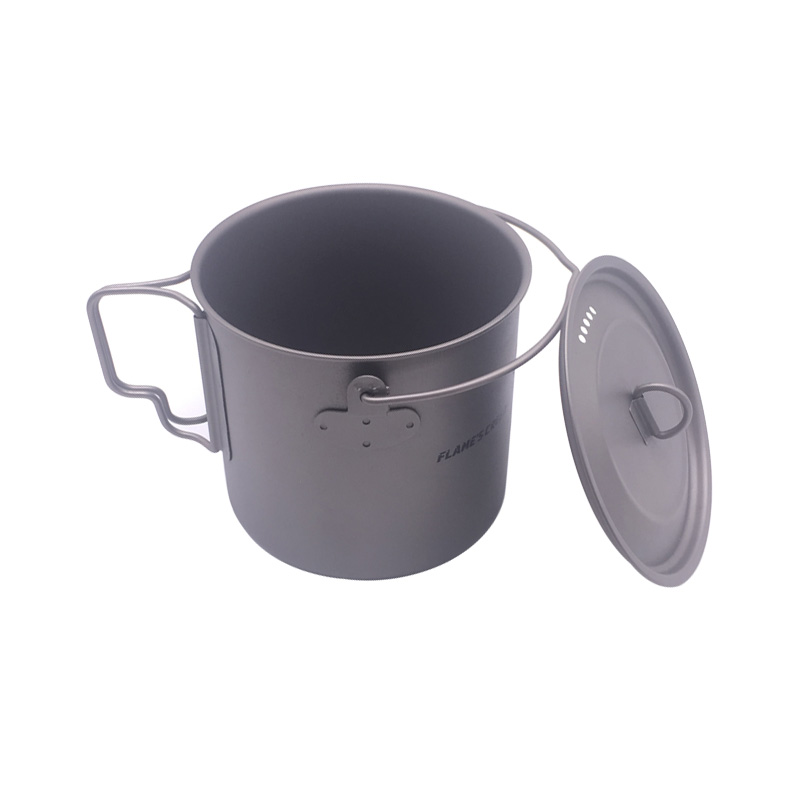 FLAME'S CREED 1100 ml 1950 ml  - Camping Cooking Frying Pan avaliação e preço