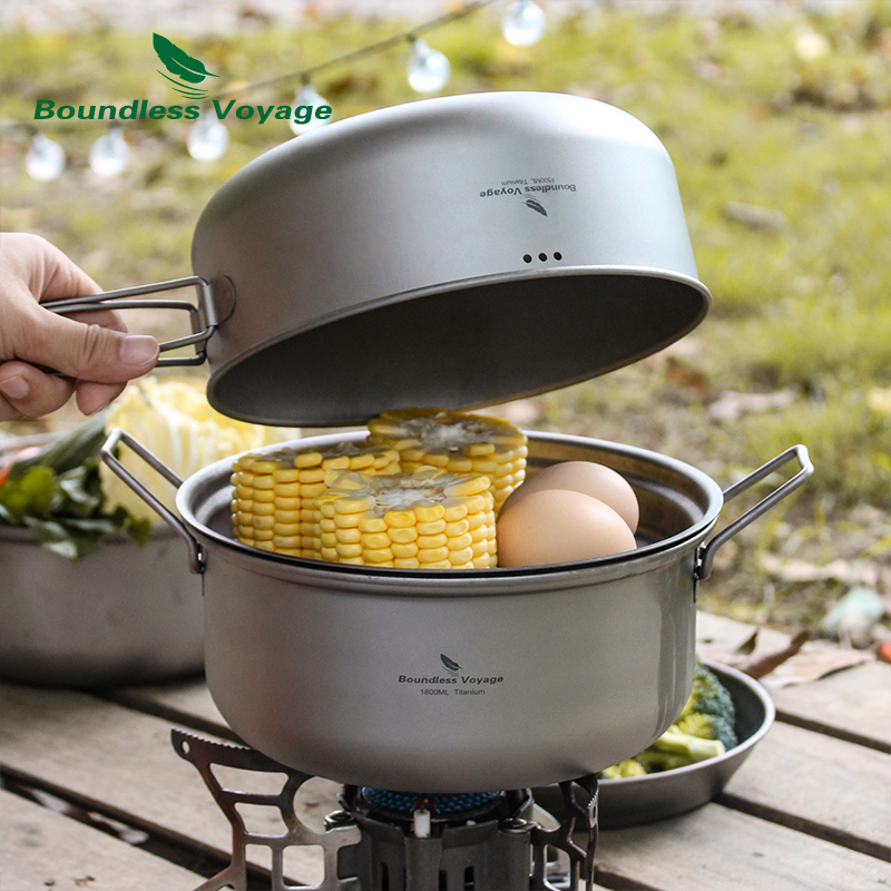 Boundless voyage titânio panel - Camping Cooking Frying Pan avaliação e preço