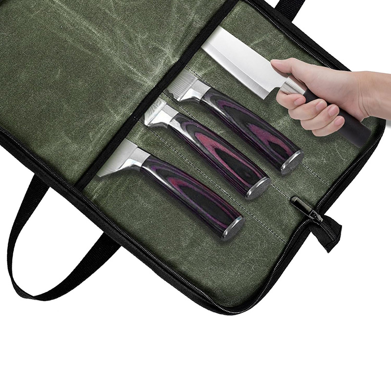 Saco de faca de chef de lona d - Japanese Camping Cooking avaliação e preço