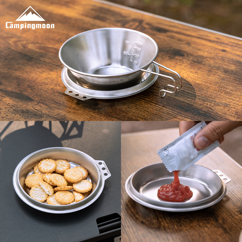 CAMPINGMOON S-SD Panela de Aço - Camping Cooking Frying Pan avaliação e preço
