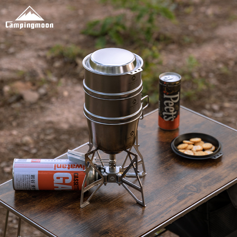 CAMPINGMOON S-SD Panela de Aço - Camping Cooking Frying Pan avaliação e preço