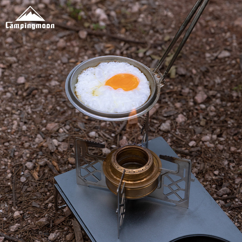 CAMPINGMOON S-SD Panela de Aço - Camping Cooking Frying Pan avaliação e preço