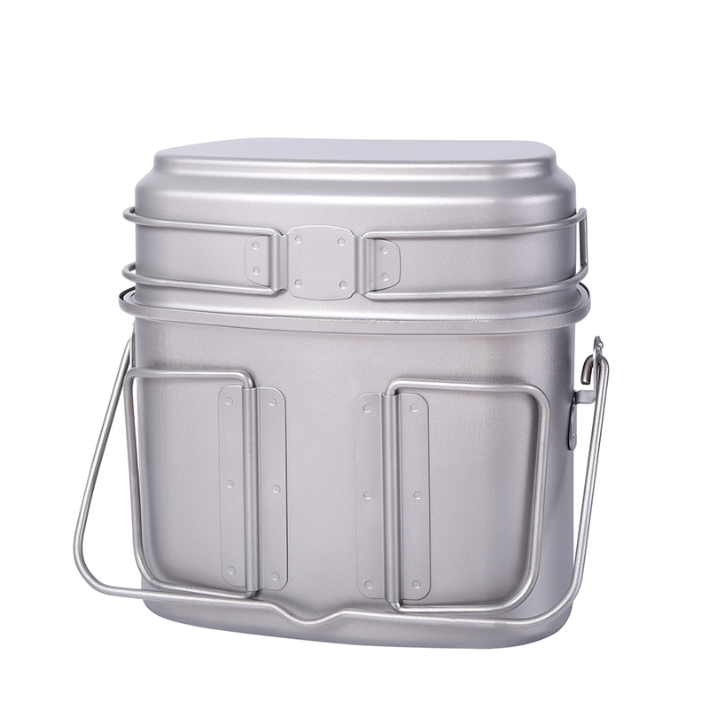Kit de canmilitar de 1.l para  - Camping Cooking Mess Kit avaliação e preço