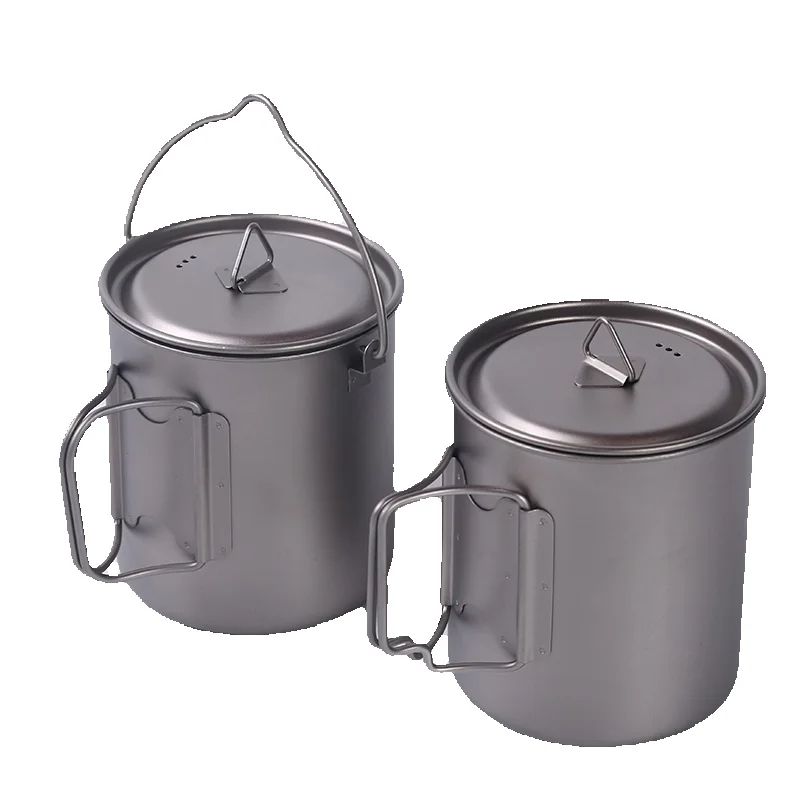 Copos de titânio para acampame - Camping Cooking Gadgets avaliação e preço