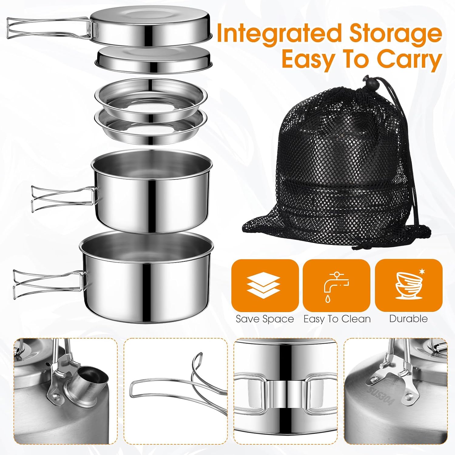 2026 Nova Atualização Funnymoo - Camping Cooking Mess Kit avaliação e preço