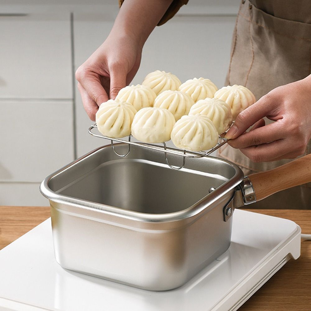 Frigideira portátil de aço ino - Camping Cooking Frying Pan avaliação e preço