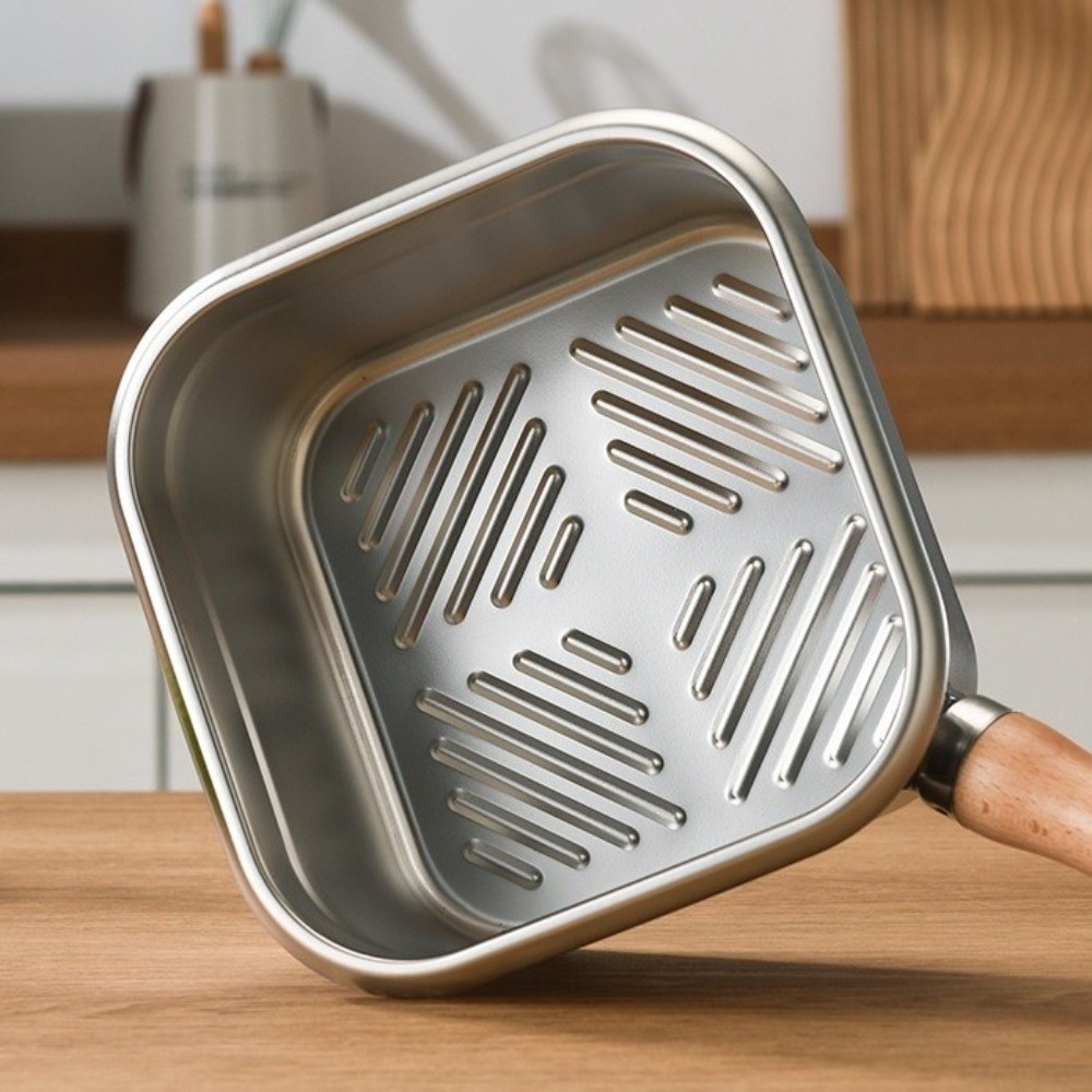 Frigideira portátil de aço ino - Camping Cooking Frying Pan avaliação e preço