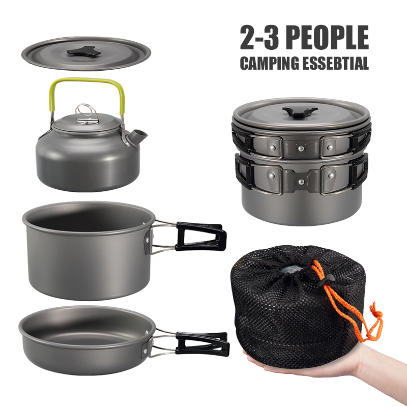 Westtune kit de panelas de aca - Camping Cooking Gadgets avaliação e preço