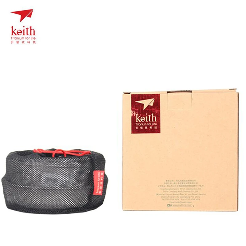 Keith-Titanium Cookware Set co - Camping Outdoor Cooking Equipment avaliação e preço