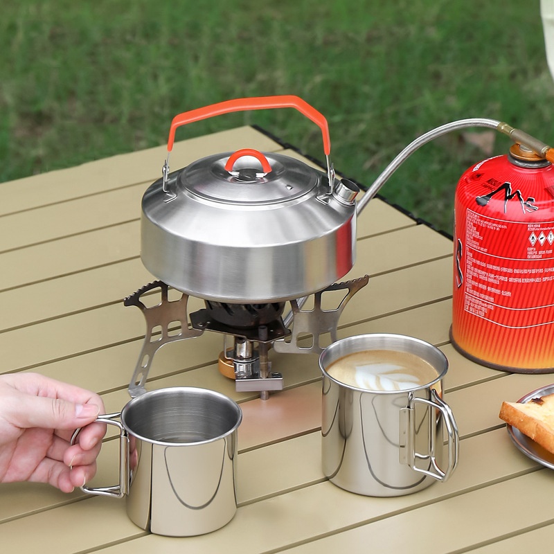 Venda quente 304 aço inoxidáve - Camping Cooking Mess Kit avaliação e preço