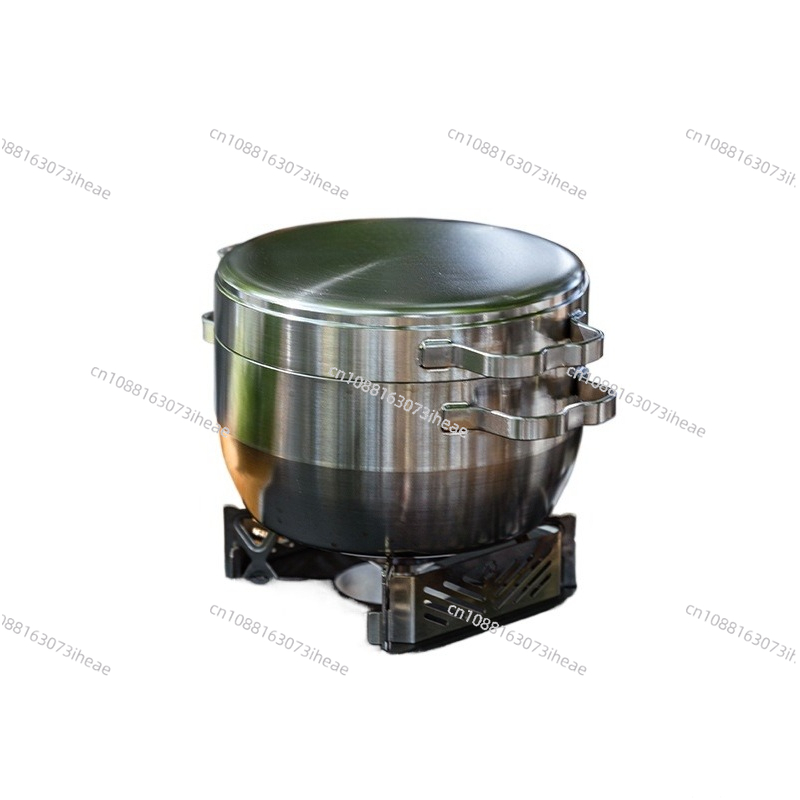 Panela de aço inoxidável espes - Camping Cooking Frying Pan avaliação e preço