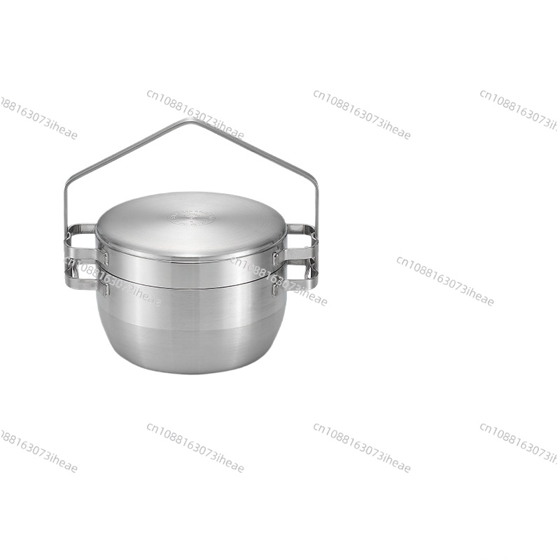 Panela de aço inoxidável espes - Camping Cooking Frying Pan avaliação e preço