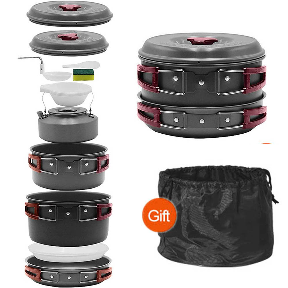 Conjunto de cozinha portátil a - Camping Cooking Frying Pan avaliação e preço