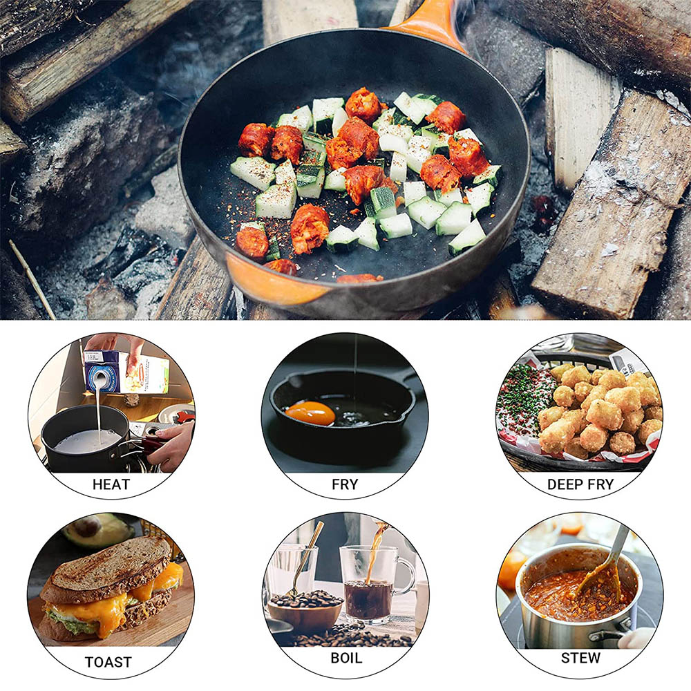 Conjunto de cozinha portátil a - Camping Cooking Frying Pan avaliação e preço