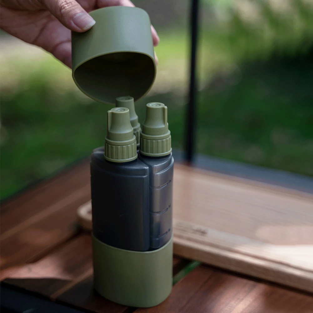 3 em 1 garrafa dispensadora de - Camping Cooking Gadgets avaliação e preço