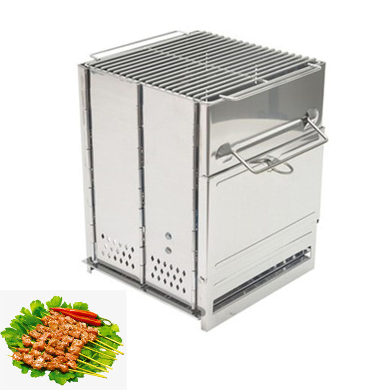 Fogão a Lenha Portátil Desmont - Camping Outdoor Cooking Equipment avaliação e preço