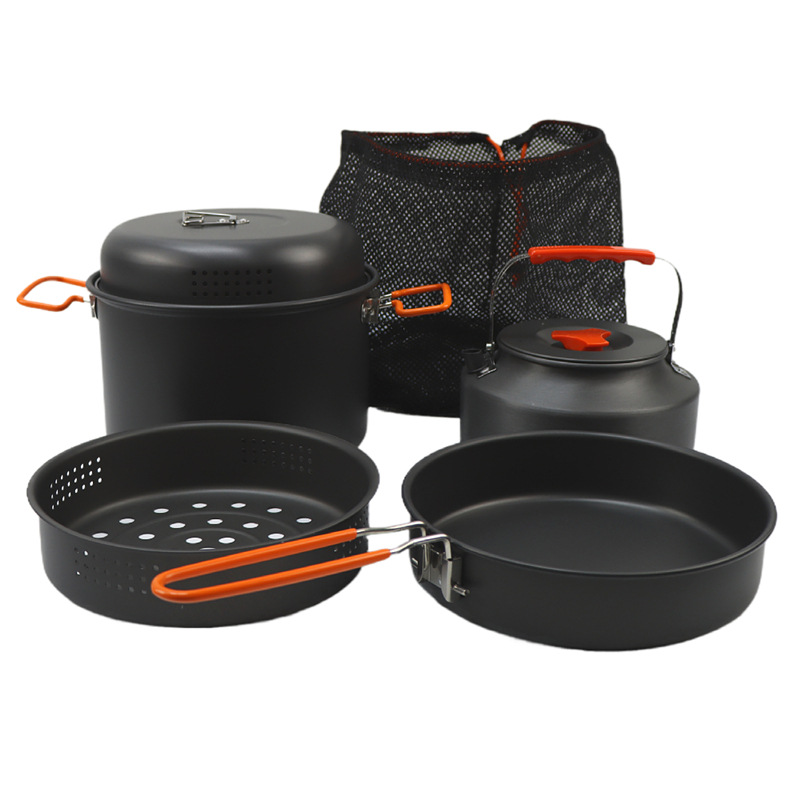 Conjunto de panelas ao ar livr - Camping Cooking Frying Pan avaliação e preço