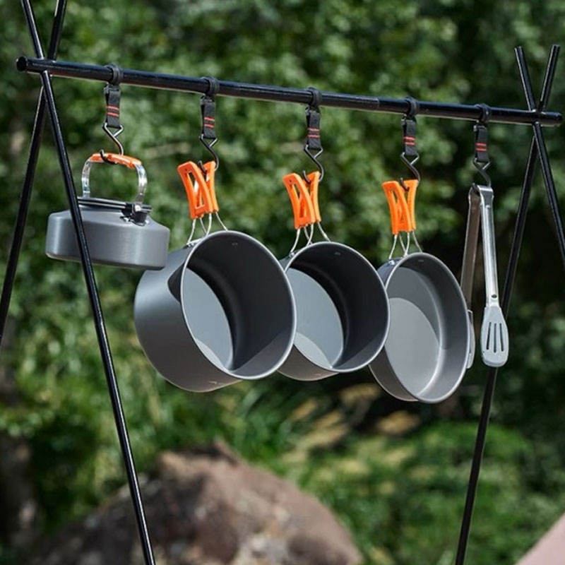 Conjunto de Panelas de Alumíni - Camping Cooking Mess Kit avaliação e preço