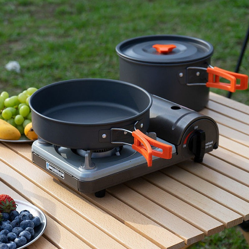 Conjunto de Panelas de Alumíni - Camping Cooking Mess Kit avaliação e preço
