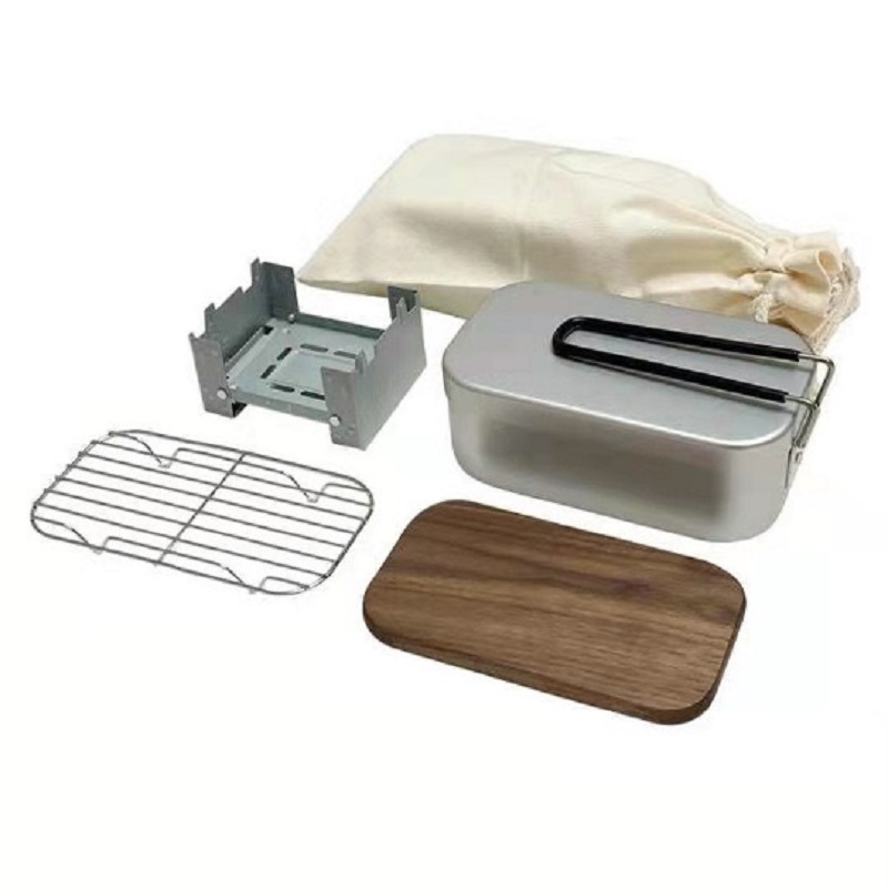 Kit de bagunça de alumínio ao  - Camping Cooking Mess Kit avaliação e preço