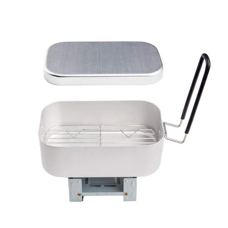 Kit de bagunça de alumínio ao  - Camping Cooking Mess Kit avaliação e preço