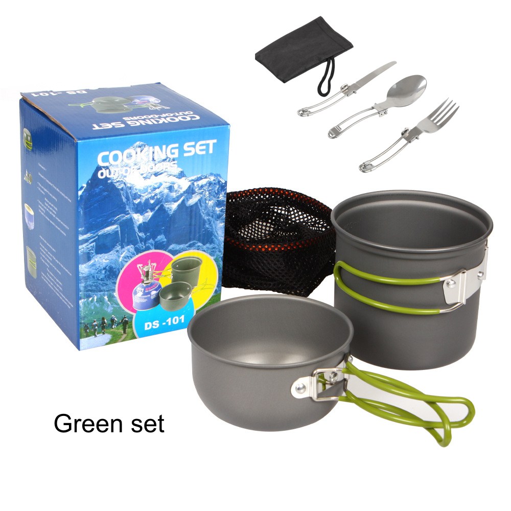 Conjunto de Utensílios de Cozi - Camping Cooking Mess Kit avaliação e preço