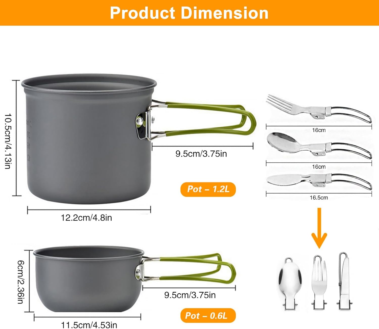 Conjunto de Utensílios de Cozi - Camping Cooking Mess Kit avaliação e preço